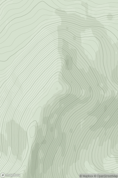 Thumbnail image for Creag Dhubh [Loch Torridon to Loch Maree] showing contour plot for surrounding peak